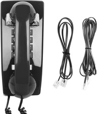 Retro Wall Phones, Old Wall Mounted Phone Landline Phone with Loud Mechanical Ri