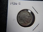 1926-S 5C Buffalo Nickel Fine condition
