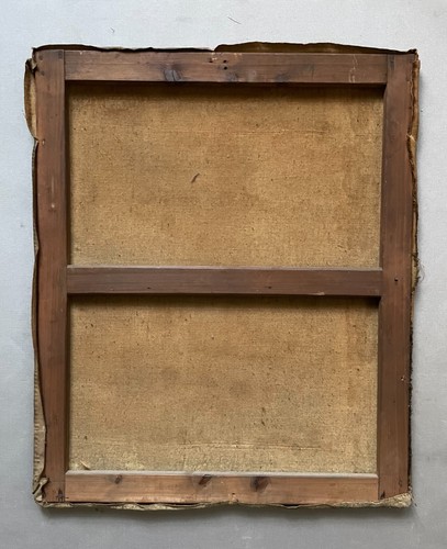 Constructions Au Bord De l'Eau, Huile Sur Toile, Signature à Identifier, XXe - Imagen 8 de 8