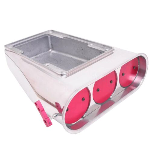 Finned Street Scoop(Mr Gasket Style) Bug Catcher Aluminum Single Carburetor 4BBL - Bild 4 von 4