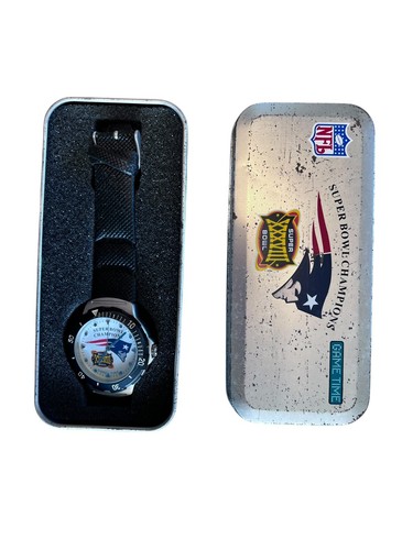 Game Time Shop New England Patriots Watch Agent Series With Case Never Worn - Picture 3 of 9