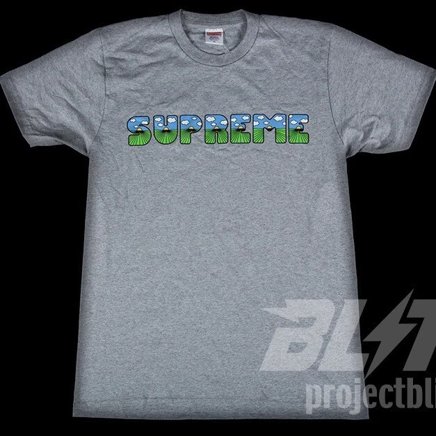 Tee shirt SS16 SUPREME GRIS CHINÉ L 2016