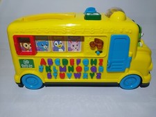 1999 LEAPFROG FUN  LEARN PHONICS BUS ANIMALS ALPHABET SOUNDS, WORKING 
