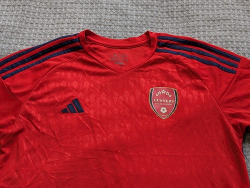 Adidas Arsenal Jersey Adult 2XL Fit Large Red Slim Gunners Soccer Academy 2014 - Picture 3 of 13