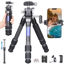 Carbon Fiber Tripod Travel Tripod Tabletop Tripod Camera Tripod W/Ballhead