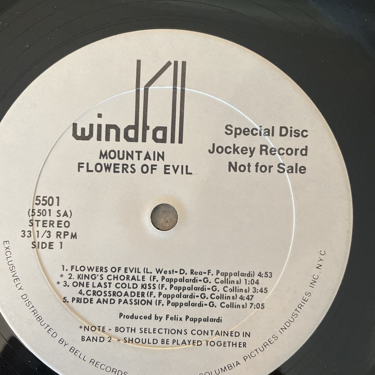 CD Mountain Flowers Of Evil SICP1781PROMO Bell Records, Windfall Records 紙ジャケ /00110 CD Mountain Flowers Of Evil SICP1781PROMO Bell Records