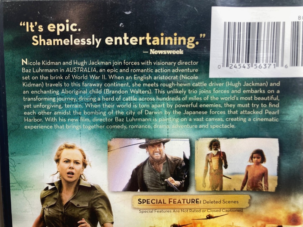 WW2 Australia (DVD, 2008) Nicole Kidman. Hugh Jackman (SAME DAY
