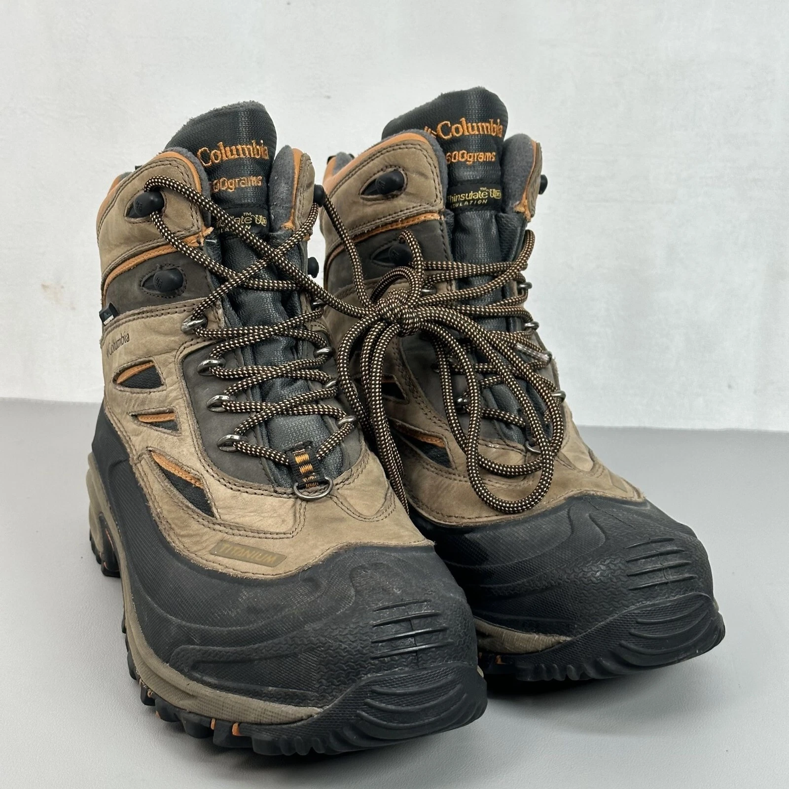 Columbia Mens Titanium Ice Dragon II Hiking Boots UK 10 US 11 DRY-LEX Waterproof