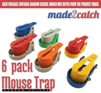 Made2catch Easy Use Mouse Traps - 6 Pack - Easy Set Snap Mouse Trap - Reusabl... on sale Made2catch Easy Use Mouse Traps - 6 Pack - Easy Set Snap Mouse Trap - Reusabl... on sale