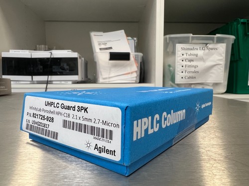 InfinityLab Poroshell HPH-C18, 2,1 mm, 2,7 μm UHPLC-Schutz, 3er-Pack 821725-928 - Bild 3 von 3