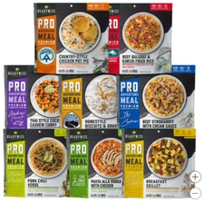 Readywise Outdoor Pro Meal Sampler Pack - 8 Premium Camping Meals - FREESHIPPING