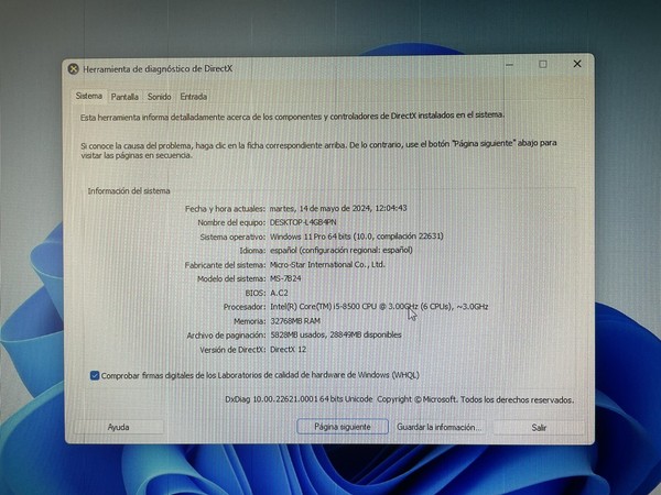Vendo pc sobremesa