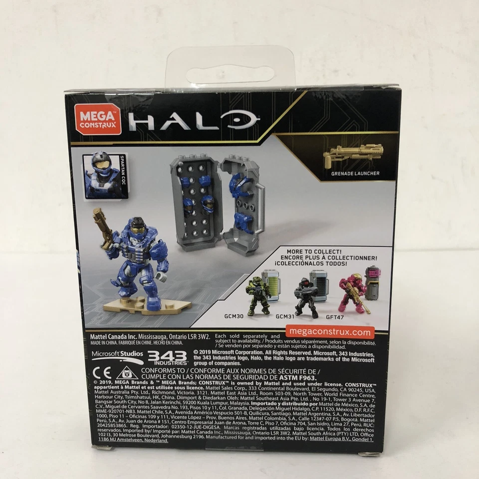 Mega Construx Halo Pro Builders Spartan Grenadier Armor Pack Mega Bloks GFT49 - Image 2 of 2