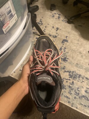 Size 7 - Balenciaga Track Trainer Black Red 2019 | eBay