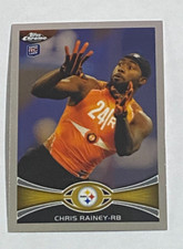 2012 Topps Chrome Rookie Card #53 Chris Rainey Pittsburgh Steelers