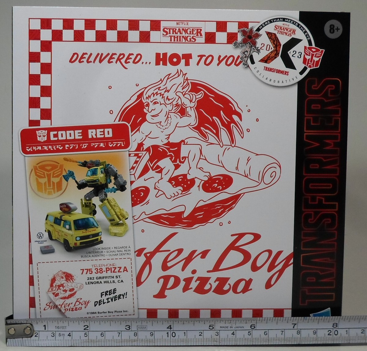 HASBRO 2023 COLLABORATIVE STRANGER THINGS x TRANSFORMERS CODE RED