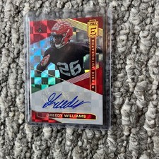 2019 Elite Rookie Autographs Red #46 Greedy Williams Auto  SP #58/99 Browns