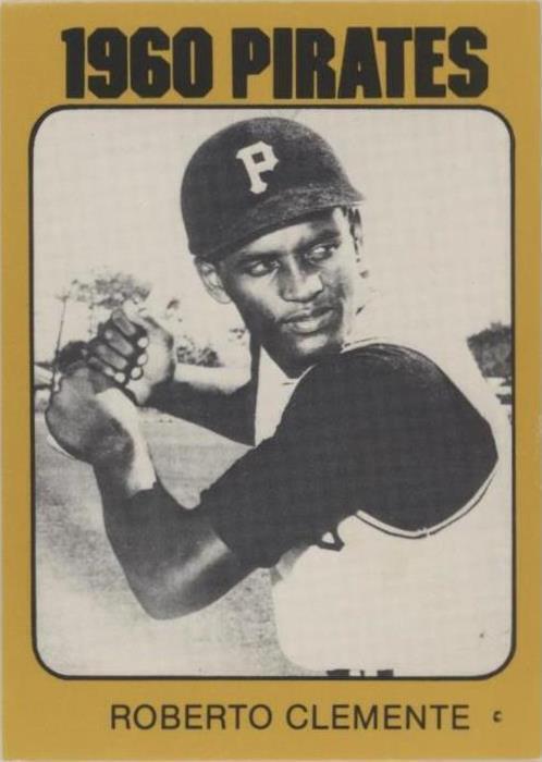 1980 TCMA 1960 Pittsburgh Pirates - Roberto Clemente #1980-ROCL - 1 of 1