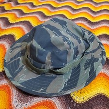 Tiger Stripe Camo Hat Sun Hot Weather Typer 2 II Size 7 1/4