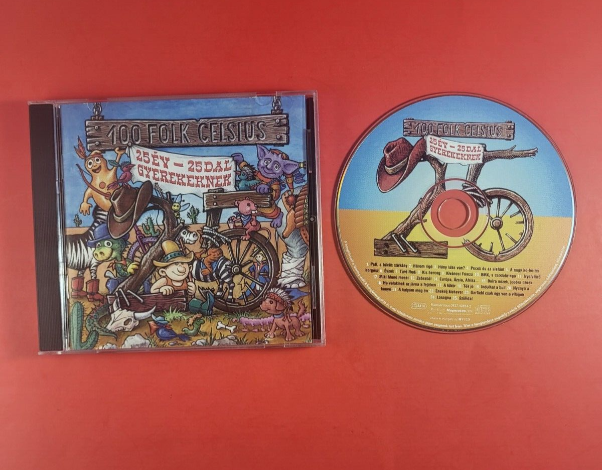 100 Folk Celsius 25 EV - 25 DAL Gyerekeknek (2001, CD) - Used