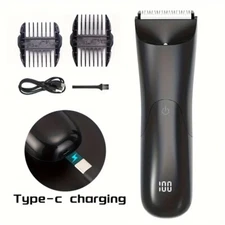 Manscape Groin Hair Trimmer for Men's Electric Ball Trimmer Wet/Dry Body Shaver