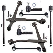 8Pcs For 1999-2002 2003 Ford Windstar Front Lower Control Arm Sway Bar Tie Rods