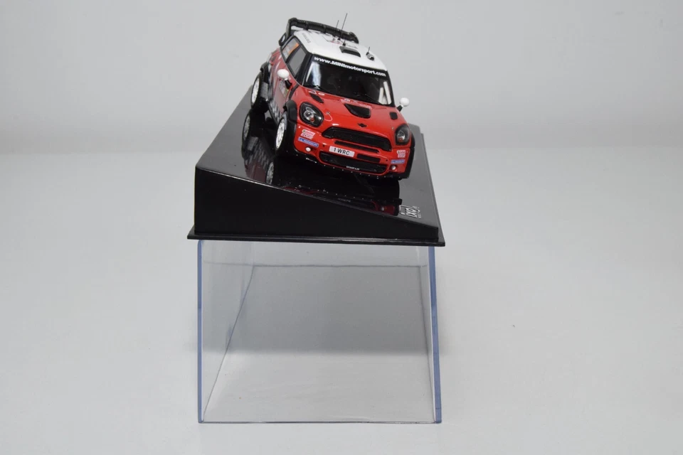 B24 1:43 IXO RAM472 MINI COUNTRYMAN JOHN COOPER WORKS #37 RALLY SARDEGNA 2011 MB - Immagine 4 di 4
