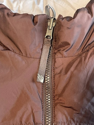 The North Face Girl's Brown Goose Down 600 Puffer Jacket Coat Size XL Women’s S - Picture 11 of 15