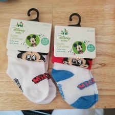 New Disney Baby Boy Socks Cute Cizy And Comfy 0 - 12 Months NWT  M - 1 