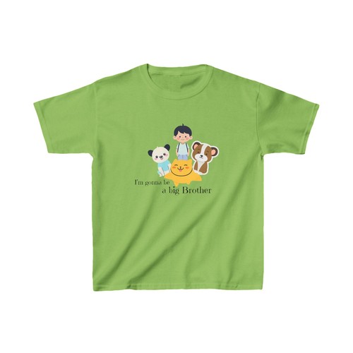 Big Brother To Be Kids T-Shirt, Big Bro Announcement Tee, Gender Reveal Shirt - Picture 10 of 17