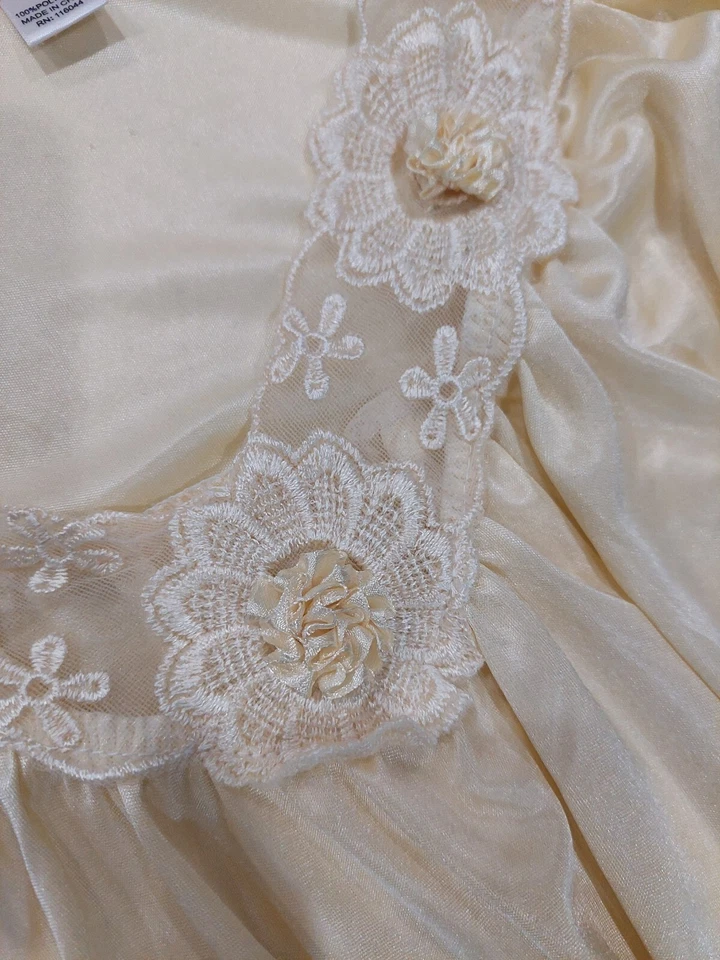 Camisón Sinderella Babydoll Sedoso Belle Chemise Lencería Mujer Talla S Princesa Foto 4 de 4