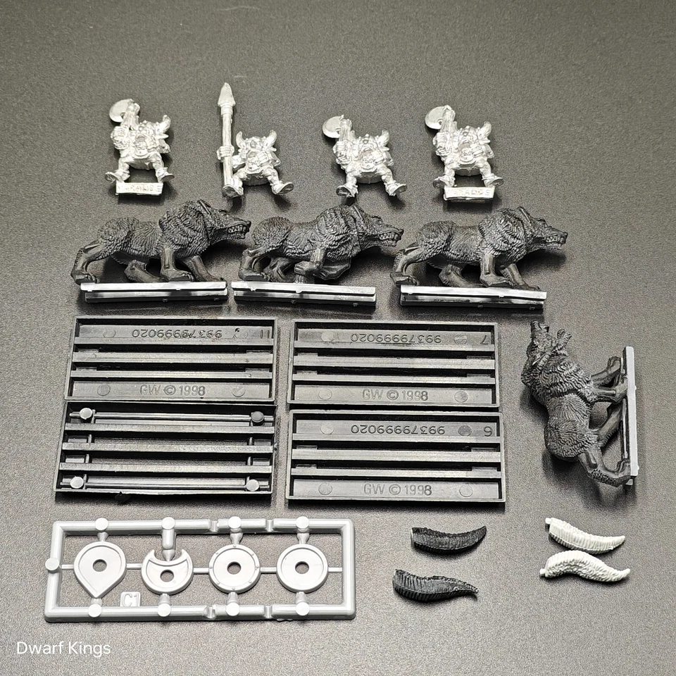 Warhammer Goblin Wolf Riders Vintage Metal 4th Edition 1992 - Image 2 of 4