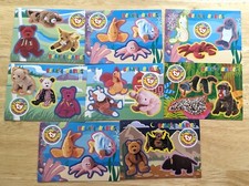 Ty Beanie Babies Lot of 8 Sticker Cards Official Club 1999 Vintage 1 dup NM/M
