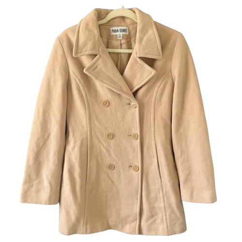 Manteau Coupe Cisaillé Beige J. Percy Pour Marvin Richards - Taille M - Très Bon état