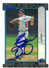 Jason Marquis autographed Baseball Card (Atlanta Braves) 1999 Topps Bowman #296