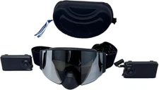 Wynthorix Heated Goggles Snowmobile Ski Anti-Fog Magnetic Lens OTG UV400