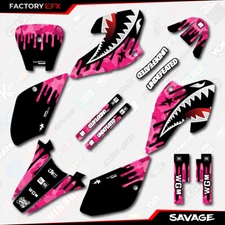 Pink Savage Camo Racing Graphics kit fits Honda 2001-2004 XR80 XR 80 01-04