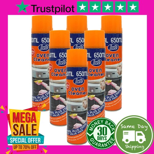 Insette Fast Oven Cleaner Spray Foam Mousse Cooker Grill Carbon 500ml x