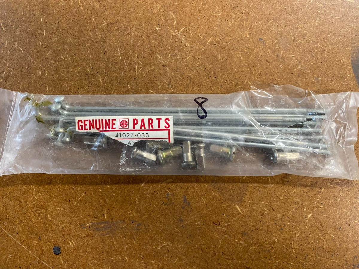 NOS OEM KAWASAKI F6 F7 SPOKE SET, FRONT INNER (QTY 8) 41027-033 | eBay