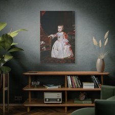 Infante Felipe Pr�spero By Diego Vel�zquez Canvas Wall Art Painting Print