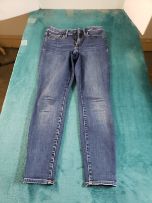 Gap Jeans Sz 28 Womens Blue Pants Stretch Ladies Denim Mid Rise Curvy Skinny