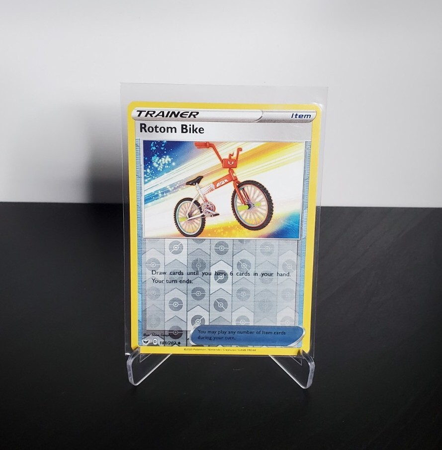 Pokémon TCG Rotom Bike Sword & Shield Base Set 181/202 Reverse Holo