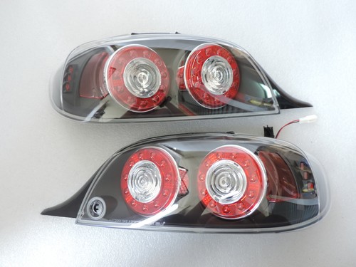 For 04-08 Mazda RX8 RX-8 Black LED JDM Rear Brake Signal Tail Lights Lamp - Picture 4 of 6