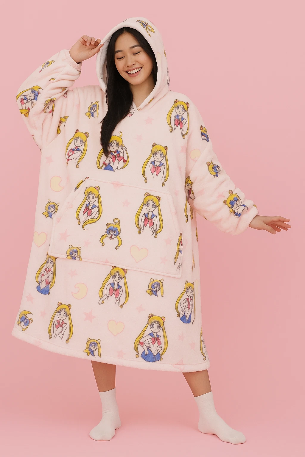 Blanket Hoodie in Sailor Moon Look