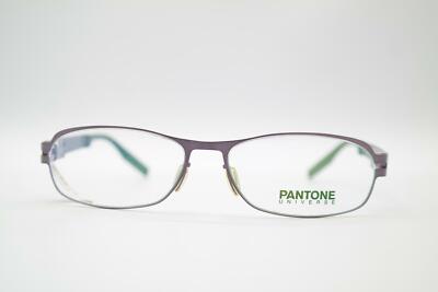 Pantone MC 0719 Violet Silver Oval Glasses Frame Eyeglasses New