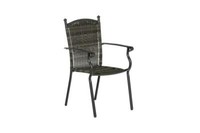 Merxx Roma Stapelsessel, Anthrazit, 2Er Set, Gartenstuhl
