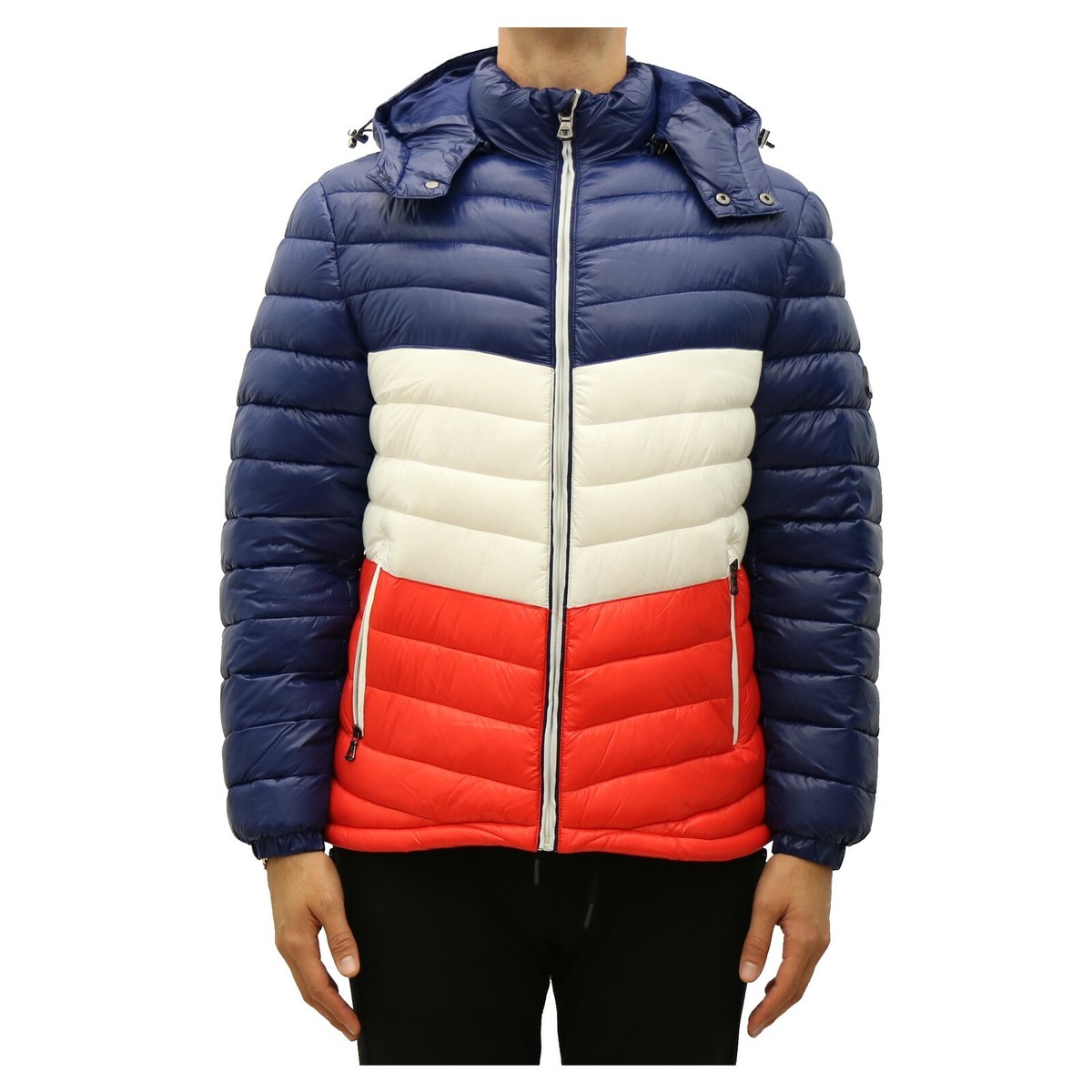 00’s MFG Multi pockets Hooded puffer JKT Mens Heavyweight Quilted Shell Hooded Puffer Jacket Water