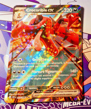 Pokemon Card Holo Carte Crocorible EX 055/086 CRI FR Mint 2026