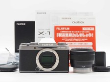 Fujifilm X-T100 24.2MP Mirrorless Digital Camera Silver w/ Box Exc   Z5772A