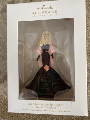 2012 Hallmark STUNNING IN THE SPOTLIGHT  BARBIE Club Ornament Doll -616-158